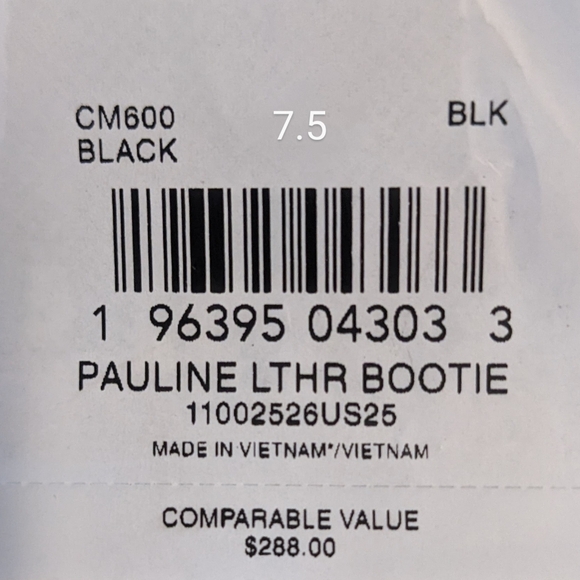 Coach Pauline Black Leather & Suede Studded Ankle Boots sz 7.5 - Picture 10 of 10